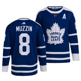 Toronto Maple Leafs Trikot Jake Muzzin 8 Adidas 2022-23 Blau Reverse Retro 2.0 Authentic - Herren
